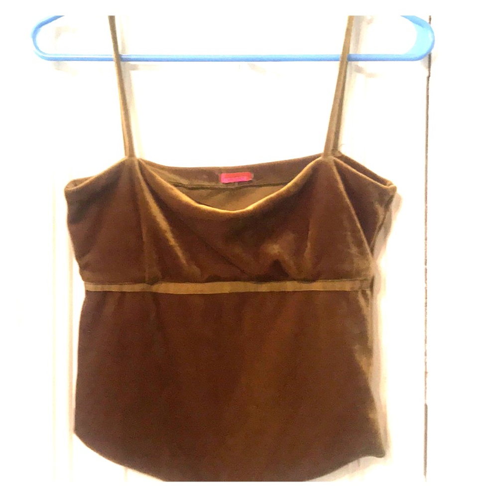 Velvet tank top